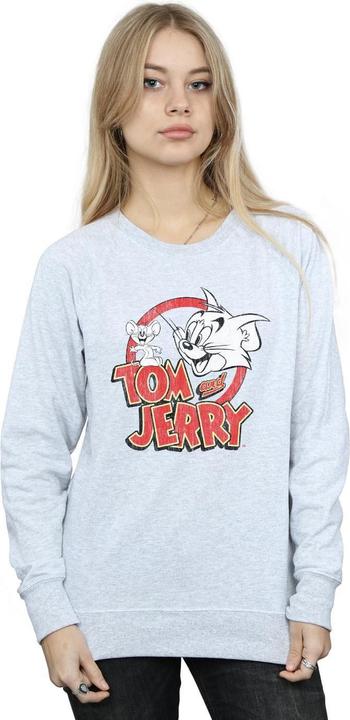 Image du produit Tom & Jerry - Sweat DISTRESSED LOGO - Femme (XL)