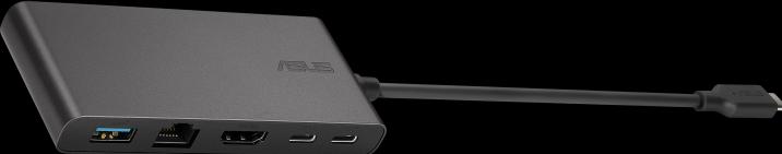 Immagine prodotto ASUS Doppio dock USB-C 4K (USB-C, 5 Porti)