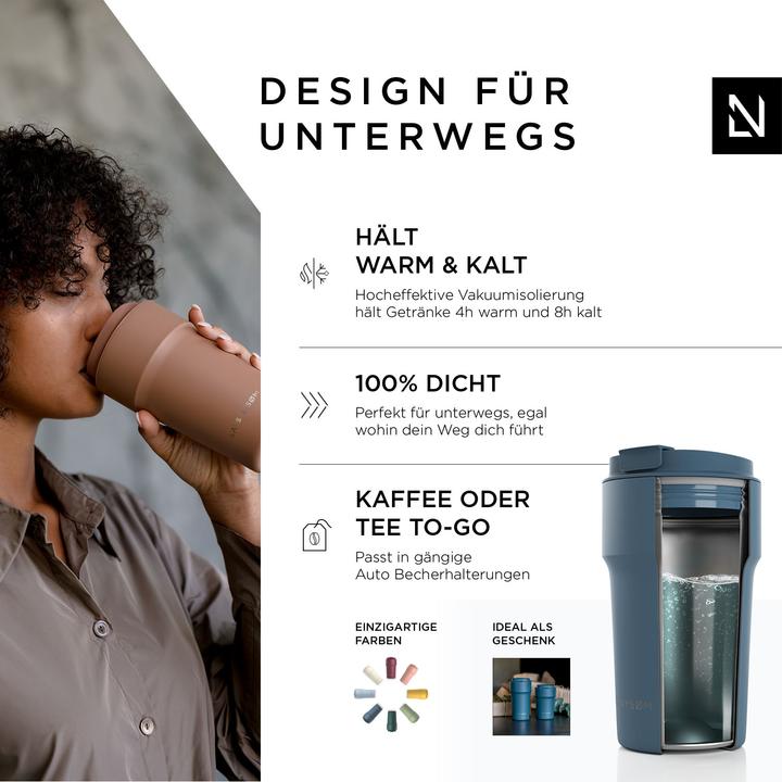 Image du produit Lars Nysøm Gobelet thermique en acier inoxydable Bevaegelse (0.50 l)