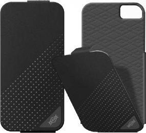 Produktbild X-Doria Dash Flip Cover für iPhone 5 - Schwarz (Apple iPhone 5)