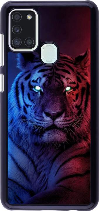 Actual product image PhoneLook Cover Tiger Blue Red (Samsung Galaxy A21s)