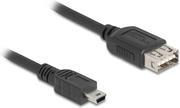 Image du produit Delock USB 2.0 Kabel USB Typ Mini-B Stecker zu EASY USB Typ-A Buchse 0,2 m (0.20 m, USB 2.0)
