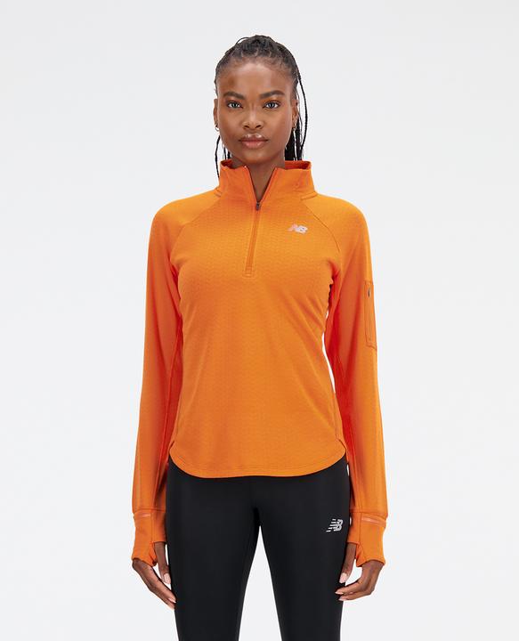Actual product image New Balance W NB Heat Grid Half Zip (L)