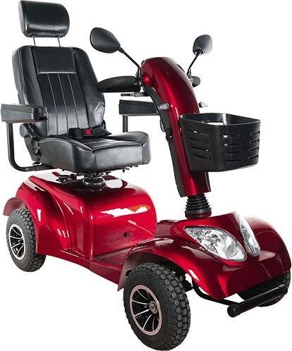 Produktbild MDH Skuter inwalidzki Cruiser II W4028 - Czerwony