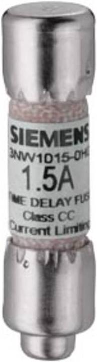 Siemens Collegamento fusibile cilindro SENTRON Classe CC A a scatto lento Un AC (Fusibile del cilindro, 2 A)