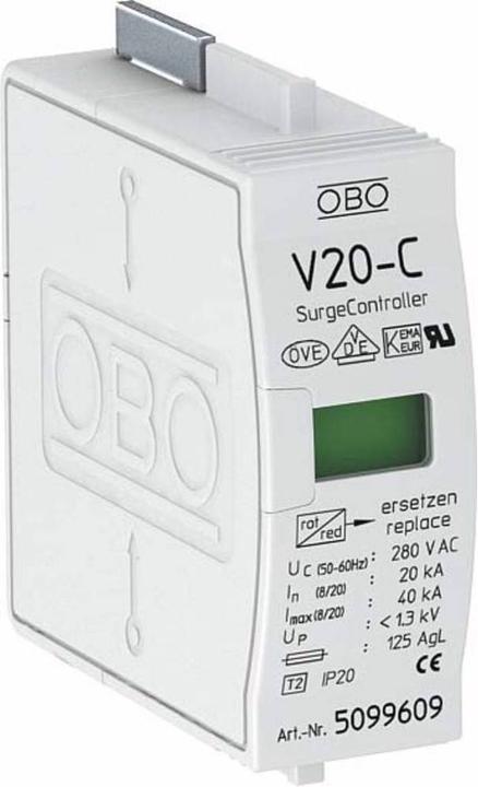 Immagine prodotto OBO Bettermann OBO 20C/0280Scaricatore di sovratensione
