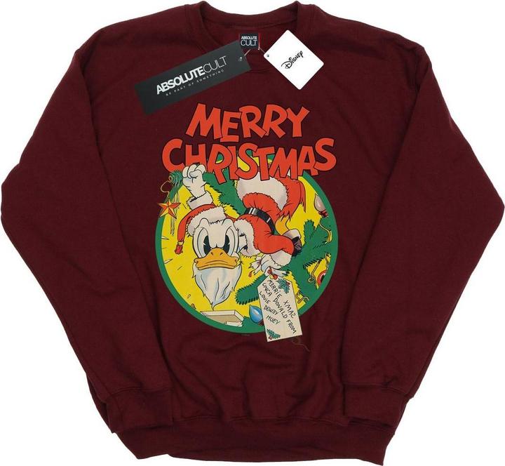 Actual product image Disney Boys Donald Duck Merry Christmas Sweatshirt (152, 158)