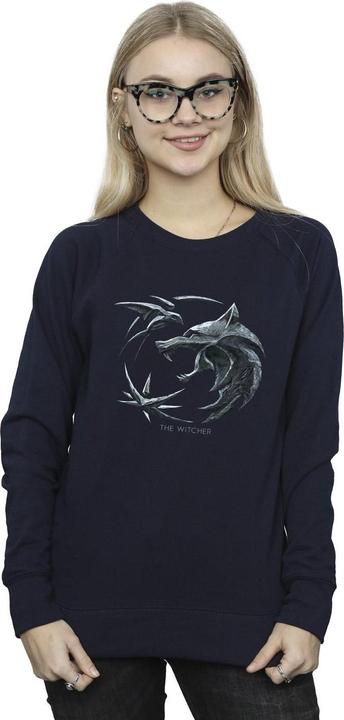 Produktbild Netflix The Witcher Wolf Logo Sweatshirt (XL)