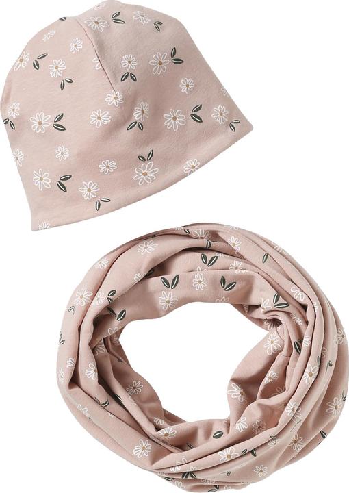 Immagine prodotto Vertbaudet Mädchen-Set: Mütze & Rundschal mit Blumen
