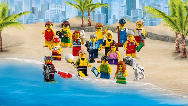 Produktbild LEGO Stadtbewohner Ein Tag am Strand (60153, LEGO City)