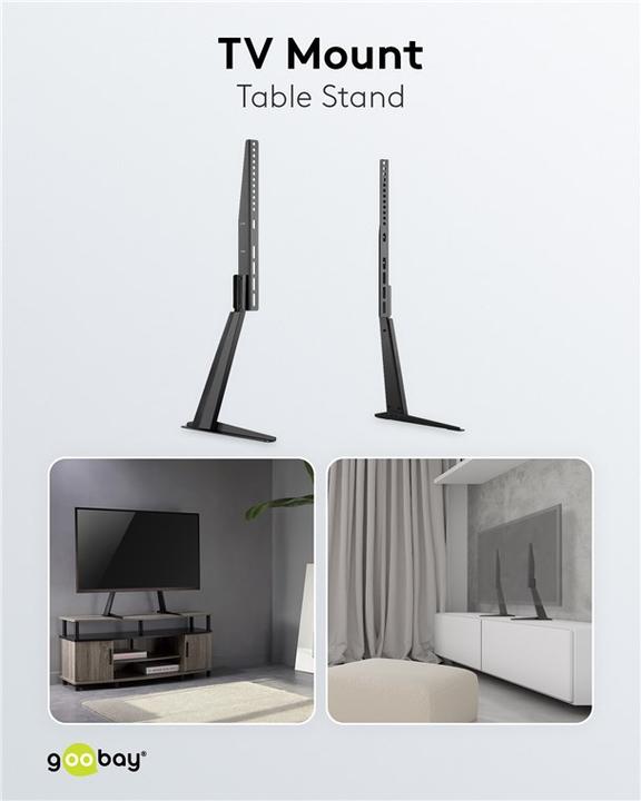 Actual product image Goobay TV stand feet (Universal, 70", 50 kg)