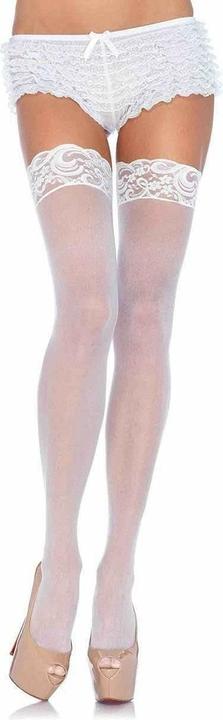 Produktbild Leg Avenue Straps-Strümpfe mit Spitze (46, 47, 48, 49, 50)