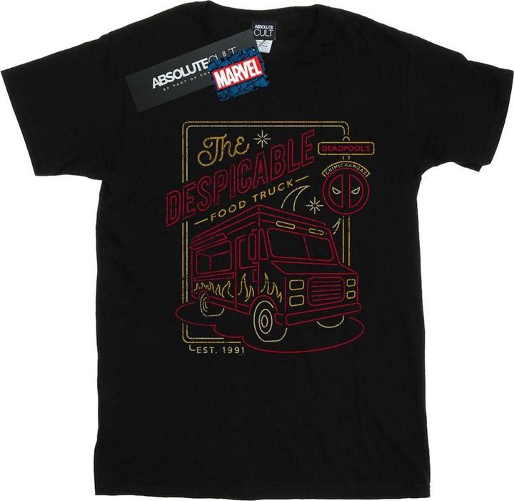 Image du produit - T-shirt DEADPOOL THE DESPICABLE FOOD TRUCK - Garçon (152, 158)