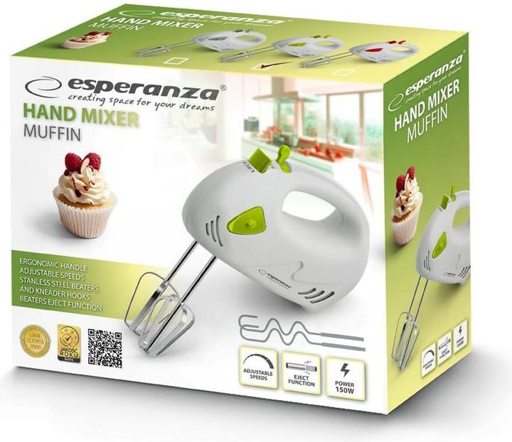 Actual product image Esperanza EKM007G Blender Hand mixer (150 W)