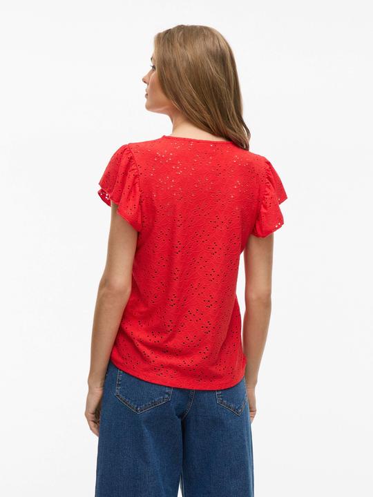 Actual product image Vila Rundhals Oberteil mit kurzen Ärmeln (S)