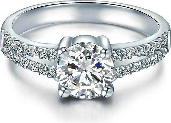 Actual product image Trilani Ladies sterling silver cubic zirconia silver - 4204 (50, 925 Silver)