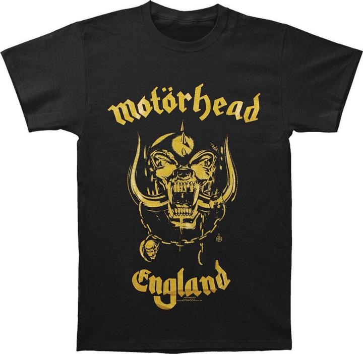 Motorhead England Classic Gold TShirt (L)