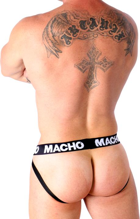 Image du produit Macho Underwear Macho - Mx25nc Jock Cuir Noir M (M)