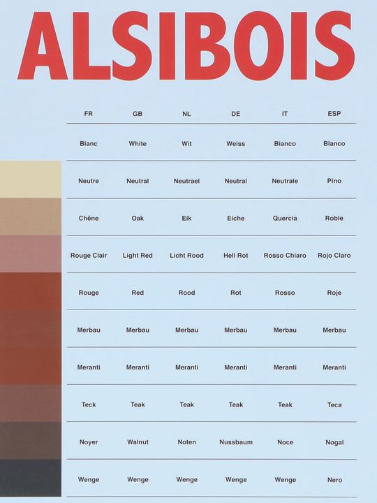 Actual product image Alsibois 2K-Holzspachtel 40cl AFRORMOSIA