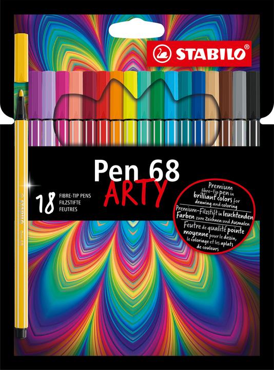 STABILO Pen 68 Arty (Sortiert, 18 x)
