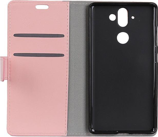 Actual product image MU Classic Crazy Horse Leather Bookcover Case (Nokia 8 Sirocco)