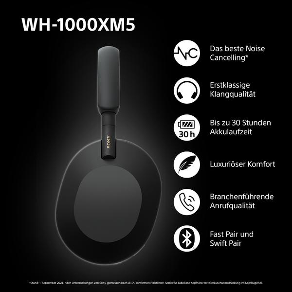 Actual product image Sony WH-1000XM5 (ANC, 30 h, Wireless, Cable)