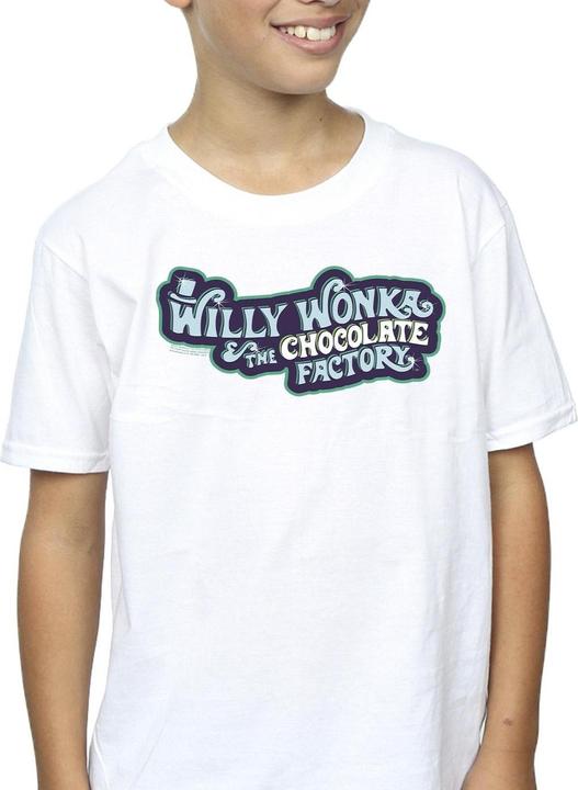 Image du produit Willy Wonka & the Chocolate Factory - T-shirt CHOCOLATE FACTORY LOGO - Garçon (152, 158)