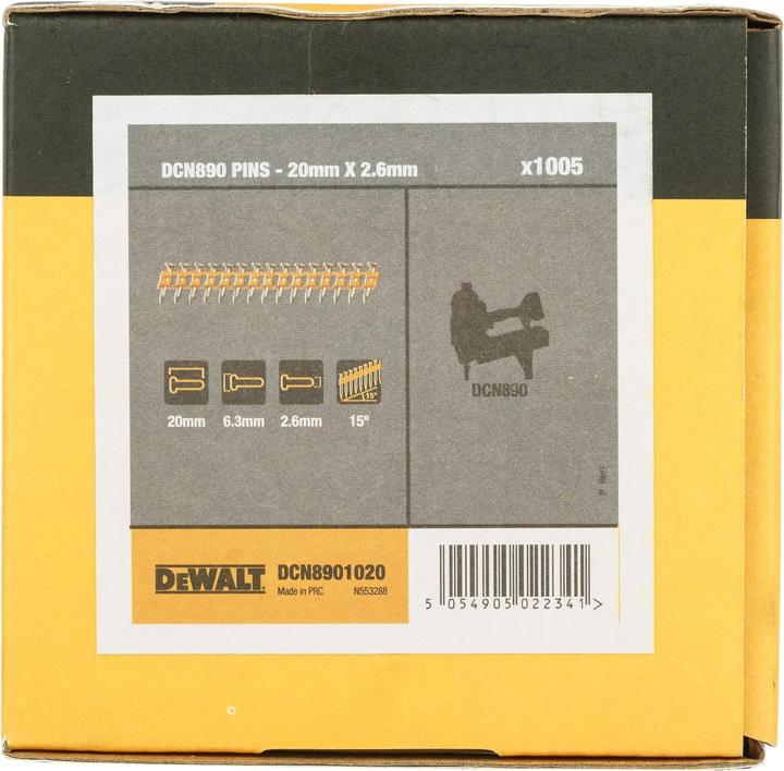 Actual product image DeWalt DCN8901020 Nail