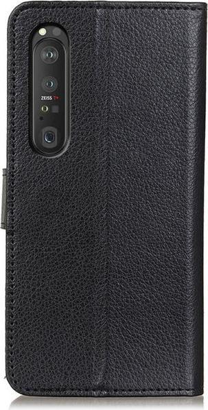 Actual product image MU Classic Litchi Leather Bookcover Series (Sony Xperia 1 III)