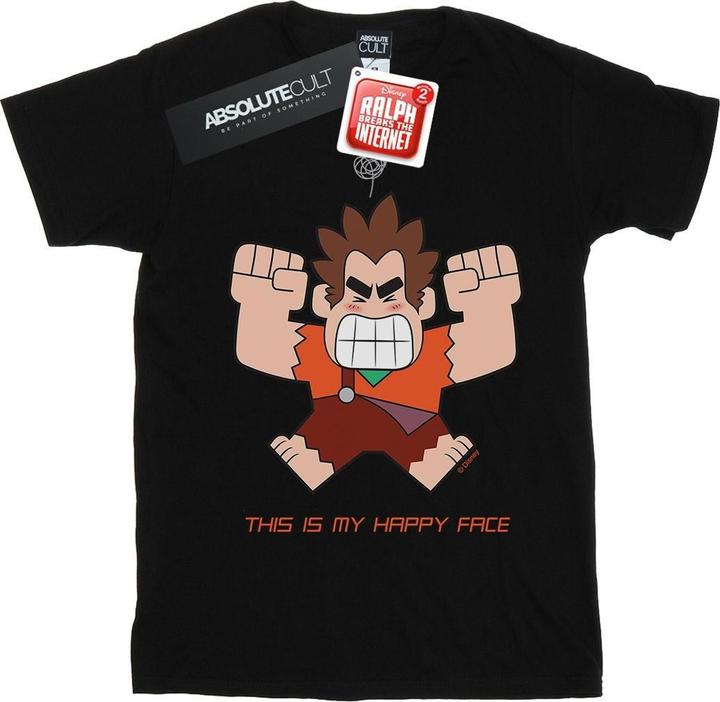 Image du produit Disney - T-shirt WRECK IT RALPH HAPPY FACE - Homme (XL)