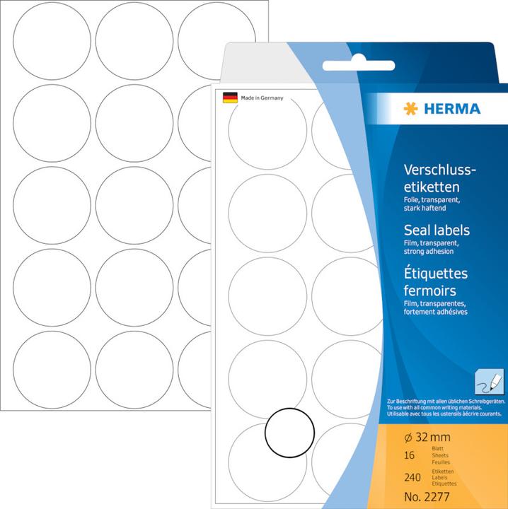 Immagine prodotto HERMA Verschlussetiketten