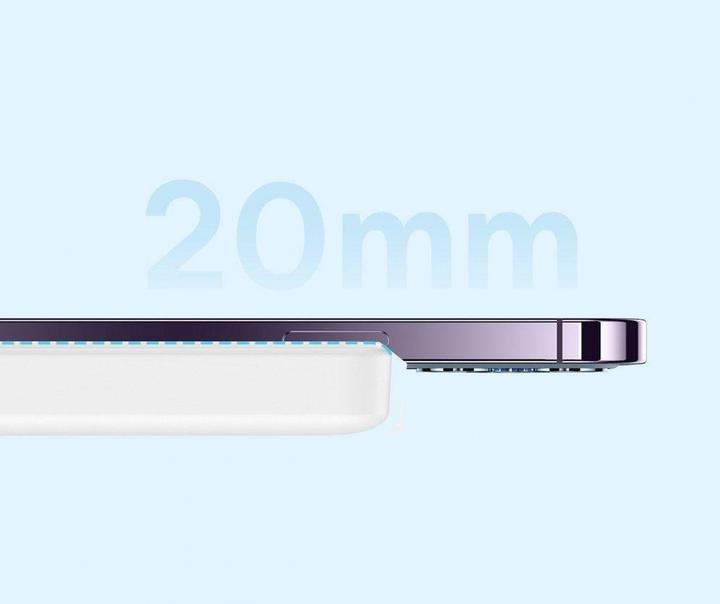Actual product image Baseus Magnetic Powerbank, 10000mAh, 20W (white) (10000 mAh, 20 W, 20 Wh)