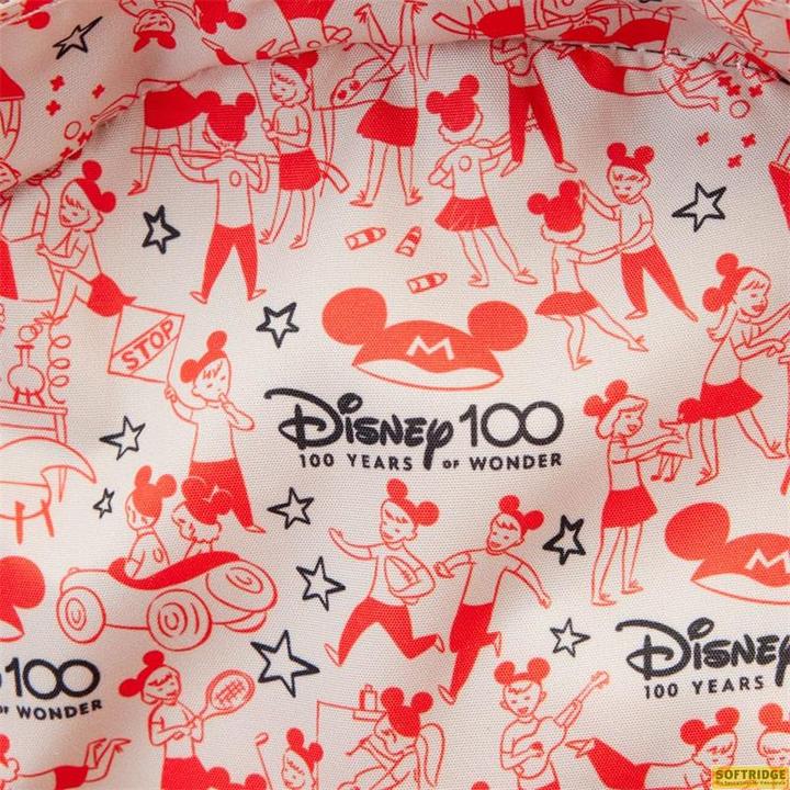 Actual product image Loungefly Disney by sac à bandoulière 100th Mickey Mouseketeers