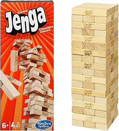 Actual product image Hasbro Gaming Jenga Classic (French, Italian, German)