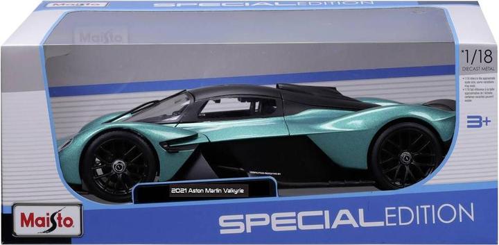 Actual product image Maisto Aston Martin Valkyrie '22 1:18 scale model car
