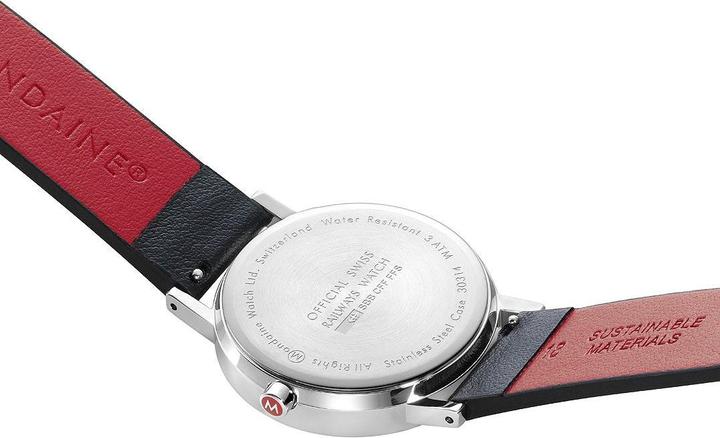 Produktbild Mondaine Classic - Vegan poliert (Analoguhr, Swiss Made, 36 mm)