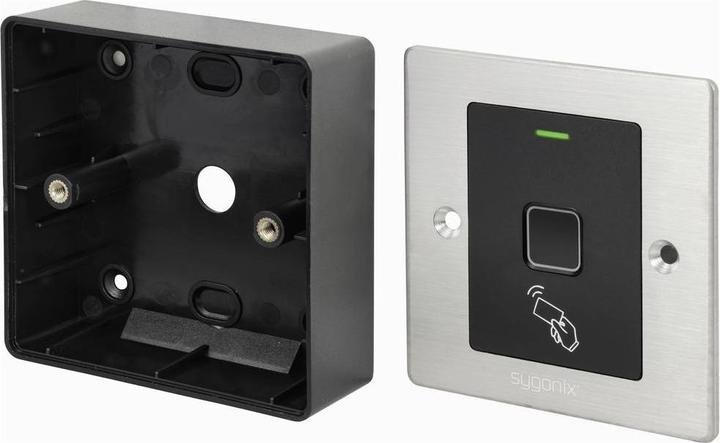 Produktbild Sygonix SY-6097868 Fingerprint/RFID Zugangssystem Unterputz 12 V/DC, 18 V/DC IP (Fingerabdruck, Schlüsselkarte)