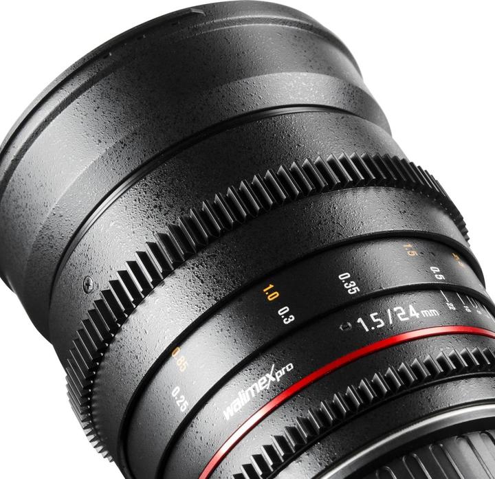 Actual product image Walimex 24/1.5 Video DSLR Nikon F (Nikon F, APS-C / DX, full size, Micro Four Thirds)