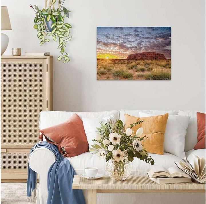 Image du produit Ravensburger Puzzle 1000 p - Ayers Rock en Australie (Puzzle Highlights) (1000 pièces)