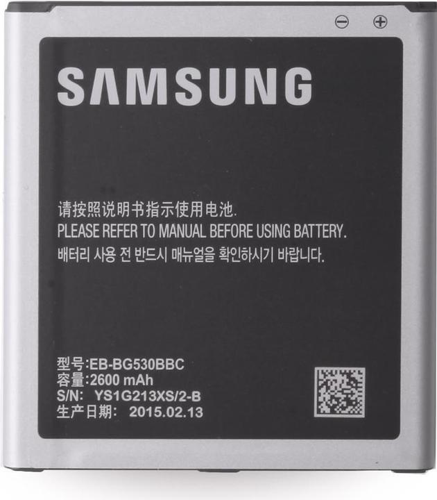 Actual product image Samsung Li-Ion battery EB-BG530BBE with NFC G530F.. J320F, J500F