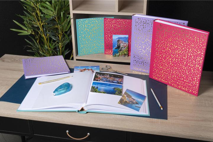 Image du produit Exacompta Album photo Plum, 250 x 250 mm, violet / or (25 x 25 cm)