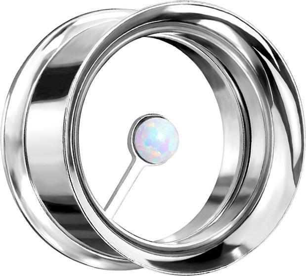 Actual product image Star Piercing Micro Ball Closure Ring silver and crystal silver (without brass, Surgical steel 316L)