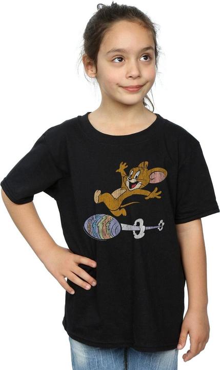 Immagine prodotto Tom & Jerry Egg Run Maglietta Ragazze (140, 146)