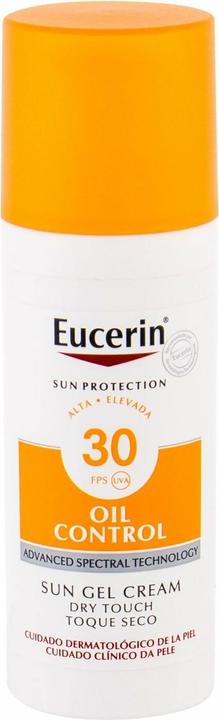 Eucerin Sun Oil Control Sun Gel Dry Touch 50ml Gesichtssonnenpflege Spf30 (Sonnengel, SPF 30, 50 ml, 96 g)