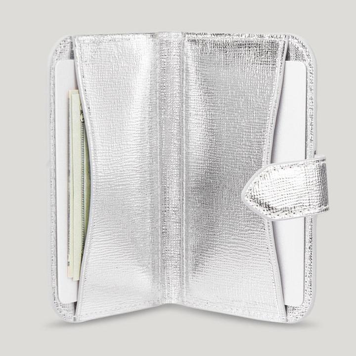 Actual product image Kate Spade Morgan MagSafe Wallet – Magnetische Geldbörse (Metallic Silver)