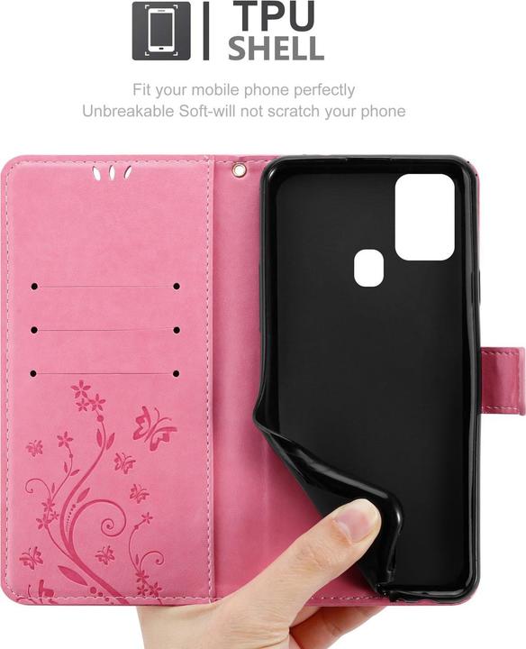 Image du produit Cadorabo Couverture du livre de fleurs (Samsung Galaxy A21s)