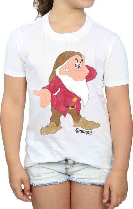 Immagine prodotto Disney Snow White And The Seven Dwarves Classic Grumpy Maglietta Ragazze (140, 146)