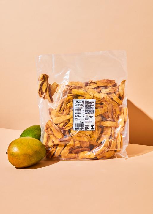 KoRo Organic fairtrade dried mango strips (Brooks) (1000 g)