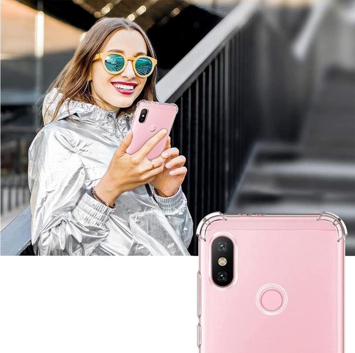Produktbild Screenguard Xiaomi Mi A2 Hülle Crystal Soft Airbag Bumper (Xiaomi Mi A2)