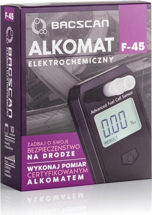 Productafbeelding Bacscan F-45 Alcoholtester 0 - 4%